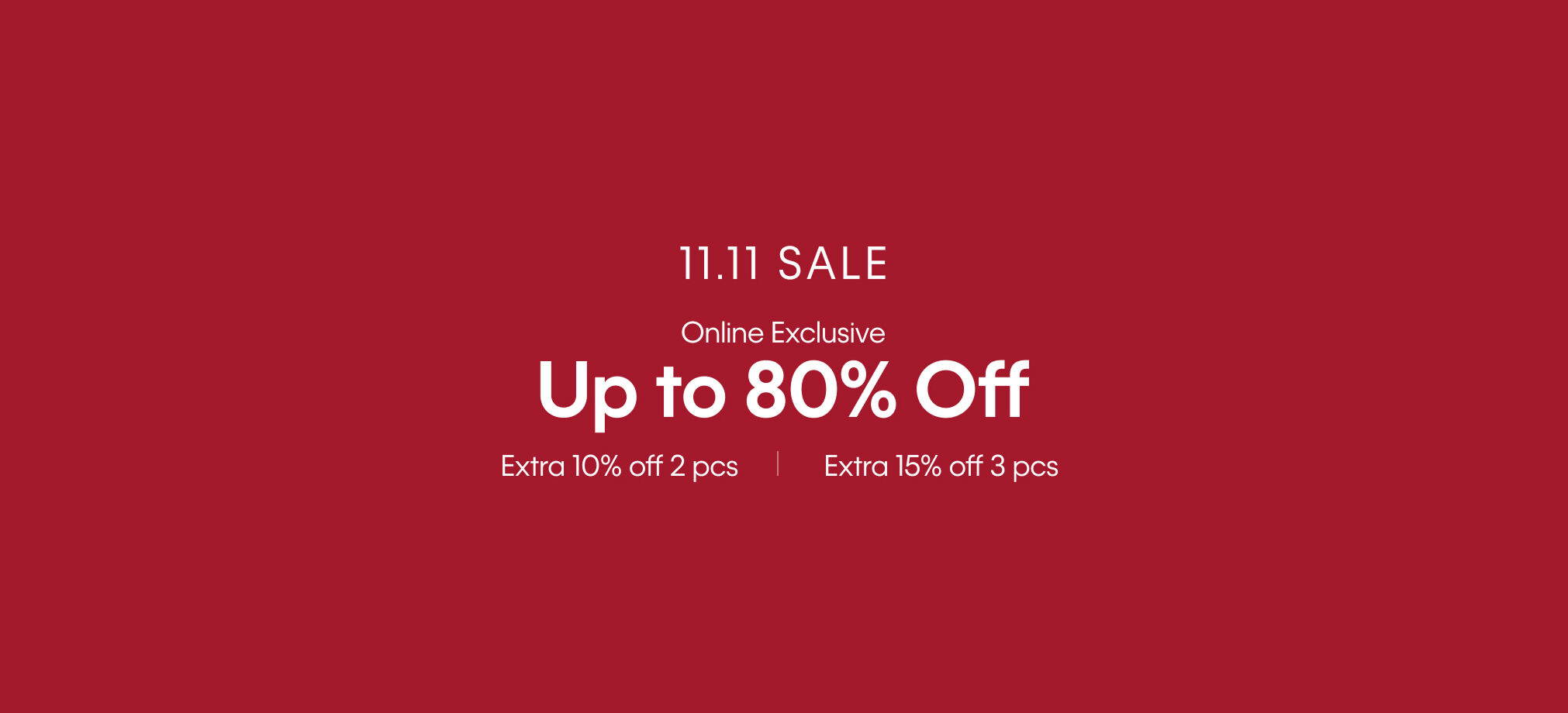 Calvin Klein 11.11 Sale Online Exclusive Up to 70% Off